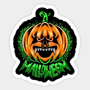 Sacary Pumpkin halloween Sticker